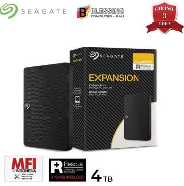 Hardisk External Seagate Expansion 4TB / Hardisk Eksternal Seagate BLK