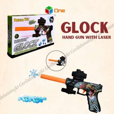 Mainan anak Glock water gel blaster
