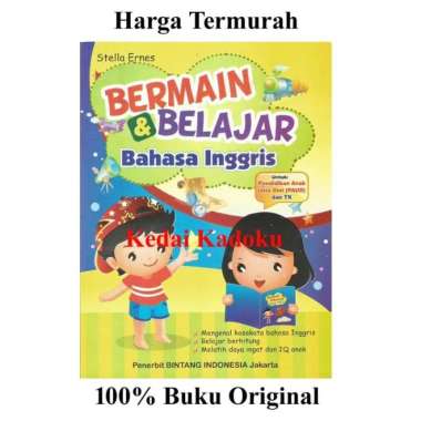 Buku Bermain & Belajar Bahasa Inggris Untuk PAUD / TK Edukatif Murah