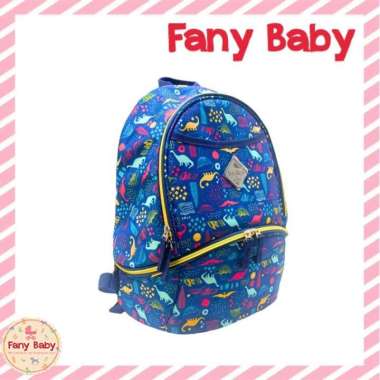 Freckles Backpack Kangaroo 2 in 1 - DINO BLUE Dino Blue