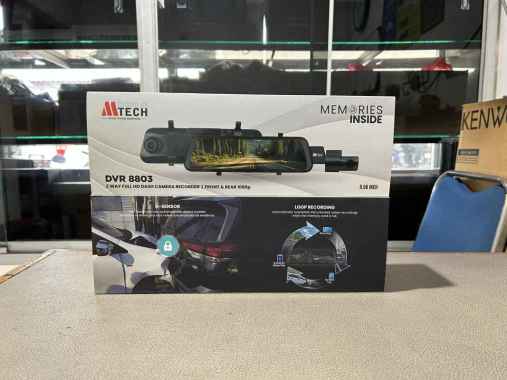 Dash camera recorder mtech dvr8803 - dashcam mtech 8803 - dvr spion full screen 2 way front rear