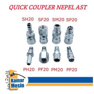 AST Quick Coupler Coupling Nepel Coupler Kompresor Quick Coupling Kompresor AST PM 20