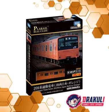 Toys Takara Tomy Plarail Real Class Commuter Train Series 201 (West Japan Railway Orange)