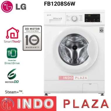 mesin cuci front loading LG FM1208N3W 8Kg