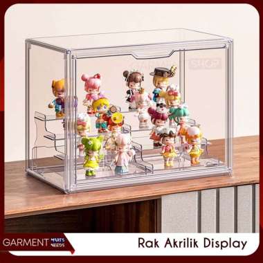Tangga Display Akrilik 4 Susun Untuk Box Acrylic Penyimpan Koleksi Action Figure Aesthetic PACKING D