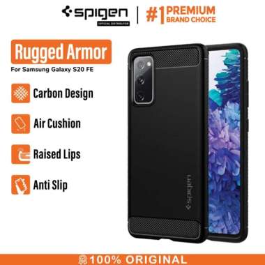 CASE GALAXY S20 FE SPIGEN RUGGED ARMOR SOFTCASE CARBON CASING