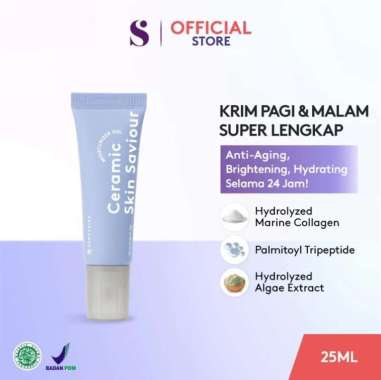 SOMETHINC Ceramic Skin Saviour Moisturizer Gel 25ml Ceramide Pelembab 25ml