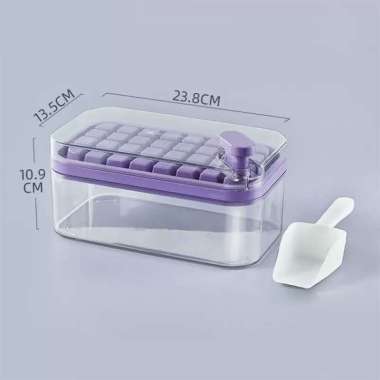 BONBOX Cetakan Es Batu Dengan Wadah Box Ice Cube Maker Penyimpanan Ice Cube Container Sekop Es Ice T