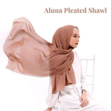 Aluna Pleated Shawl / Pashmina Plisket / Hijab Pashmina Army
