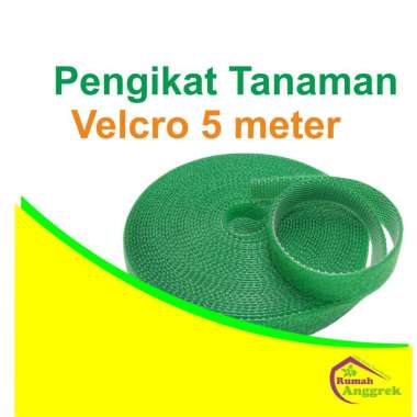 Pengikat Tanaman Velcro 5 meter hook and loop fastener tanaman hias anggrek burdock pengikat kait da