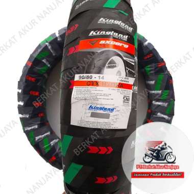 Ban Kingland CTX HYDRA 90/80 14 Ban Donat Tubeless Bonus Pentil