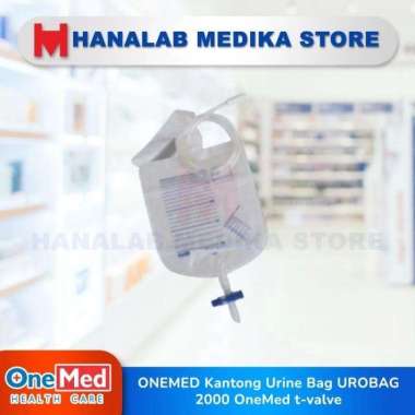 ONEMED UROBAG Kantong Urine Bag 2000 OneMed t-valve