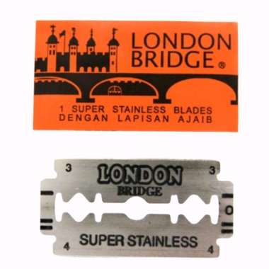 Silet Cukur London bridge Original 1 KEPING