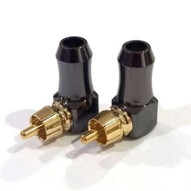 L Shape RCa Plug (cocok untuk audio mobil)
