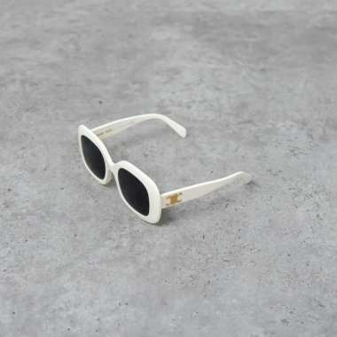 Kacamata CELINE TRIOMPHE SQUARE IVORY WHITE SUNGLASSES - OS 100% ORIGINAL