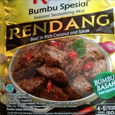 Racik bumbu spesial rendang 50gr, racik bumbu rendang spesial