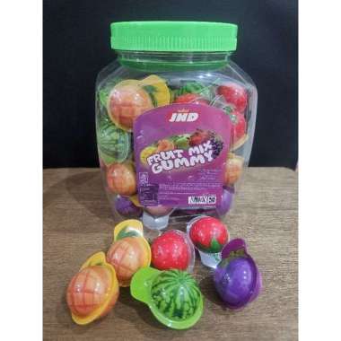 Permen Lunak Buah JND Fruit Mix Gummy Permen Lunak Aneka Rasa