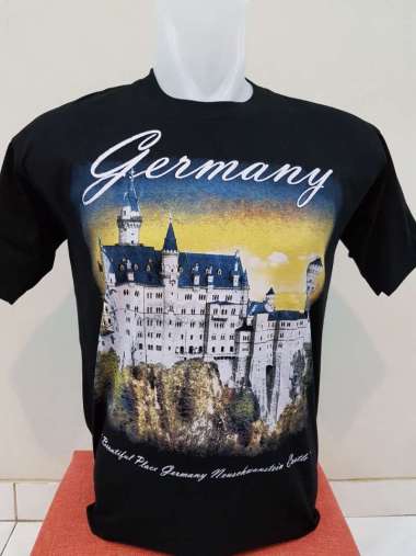 Kaos Hitam Souvenir Negara Germany Jerman Souvenir Jerman Eropa XL HITAM JERMAN
