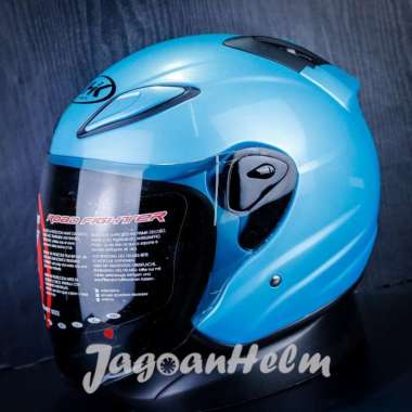 NHK HELM R6 SOLID S NEW | ICE BLUE | R-6 SINGLE VISOR LIHGT SMOKE L