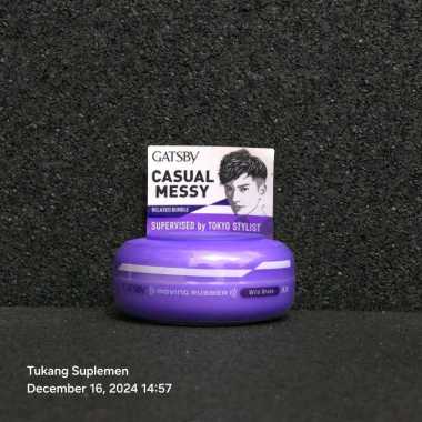 Gatsby Moving Rubber Wild Shake J Casual Messy Ungu 80gr 80 gr