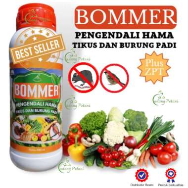 BOMMER PENGENDALI HAMA TIKUS DAN BURUNG PADI RODENTISIDA
