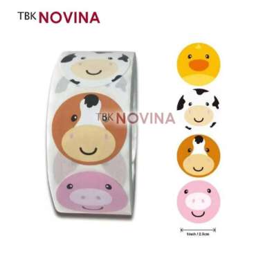 [KODE 190] STIKER THANK YOU CUTE/ STIKER LABEL SEGEL 2.5cm