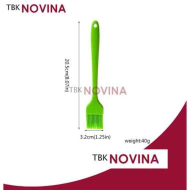 Kuas Silikon Kue Nastar Oles Loyang Tahan Panas Silicone Brush Dapur Roti BBQ Cake Minyak Mentega PR