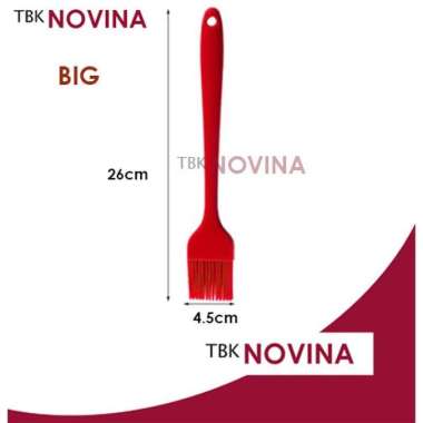 Kuas Silikon Kue Nastar Oles Loyang Tahan Panas Silicone Brush Dapur Roti BBQ Cake Minyak Mentega PR