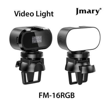 JMARY FM-16RGB Mini Lamp RGB Video Fill Light Flash Kamera