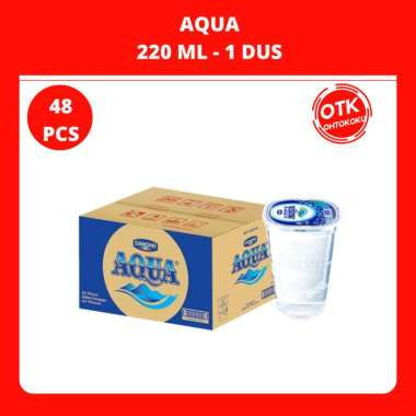 AQUA AIR MINERAL AIR MINUM 220ML CUP - 1 Dus