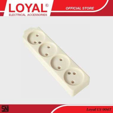 Stop Kontak Loyal Tanpa Kabel - LOYAL Stop Kontak Outbow - Original 4 Lubang