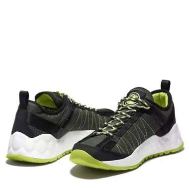 Sepatu Pria Timberland Solar Wave Low Dark Green Mesh Hiking (TB0A2AYS-A58) Original 45