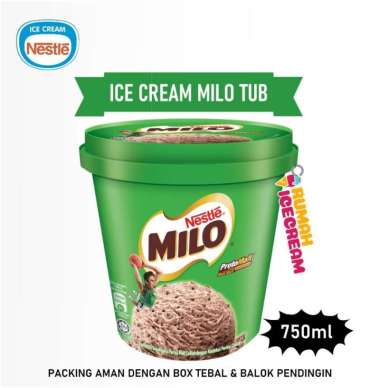 Ice Cream / Es Krim Milo 750ml Nestle
