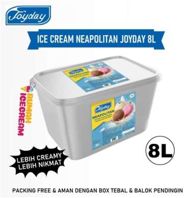 Ice Cream Joyday Neapolitan 8 Liter