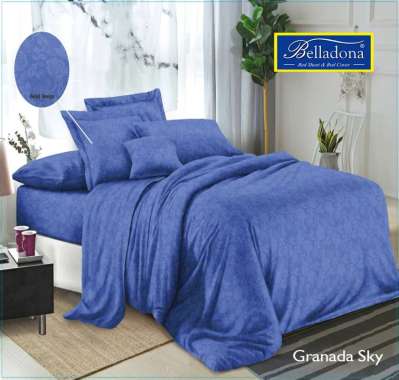 Belladona Sprei Set Emboss 100/120/160/180 Eksklusif Granada Sky 180 x 200