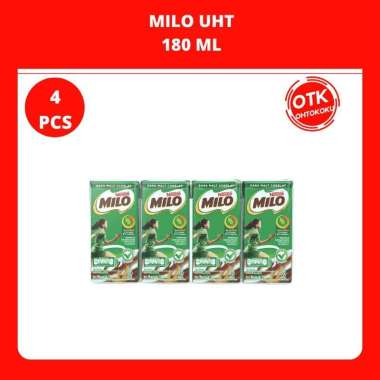 MILO SUSU UHT ACTIVE GO KOTAK 180 ML - 4 PCS