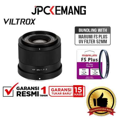 JPC KEMANG Viltrox AF 35mm f1.7 Air for Nikon Z Mount APSC Lens Viltrox 35 mm f/1.7 Air GARANSI RESM