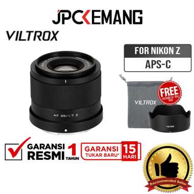 JPC KEMANG Viltrox AF 35mm f1.7 Air for Nikon Z Mount APSC Lens Viltrox 35 mm f/1.7 Air GARANSI RESM