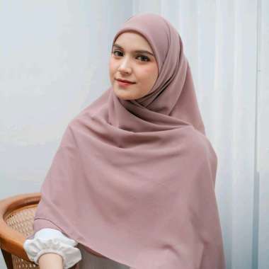 PUSSAT Anira Square Syar'i Hijab Segi Empat Syar'i Ceruty Babydoll Premium 140 × 140 cm Jahit Tepi R
