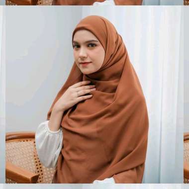 PUSSAT Anira Square Syar'i Hijab Segi Empat Syar'i Ceruty Babydoll Premium 140 × 140 cm Jahit Tepi R