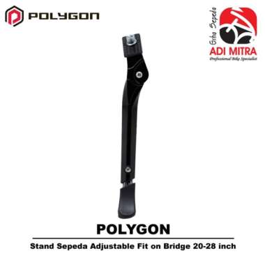 Polygon Stand Sepeda Adjustable Fit on Bridge 20-28 inch Standar Tengah Sepeda