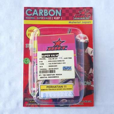 KLEP 2823 BATANG 5 MM CARBON HEAD BRT JUPITER Z 110 5TP