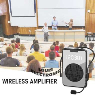 Marway Speaker Pinggang Wireless Microphone Bluetooth Speaker Wireless Megaphone