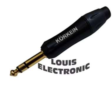 Jack Akai Stereo 6.5mm Gold KORKEIN ORIGINAL High Quality Jek Jeck Akai Stereo