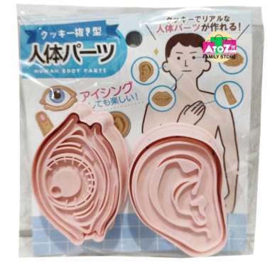 Cookie Cutter Human Body Parts Eye & Ear