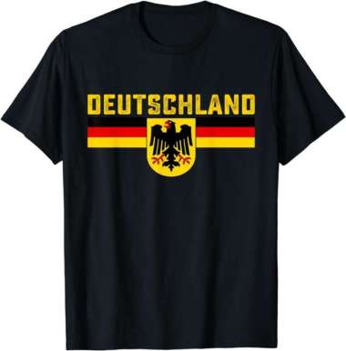 Kaos Baju Distro GERMAN JERMAN GERMANY polos SOUVENiR oleh SUVENiR L Hitam