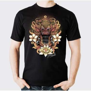 Kaos Tshirt Baju Obral Murah Combed 30 Distro Bali Barong Denpasar polos custom indonesia pria wanit