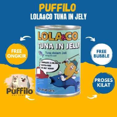 MAKANAN KUCING BASAH KALENG LOLA TUNA