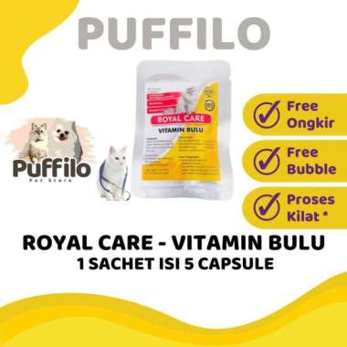Royal Care Cat Vitamin Bulu / Imun / Gemuk Kucing Vitamin Gemuk