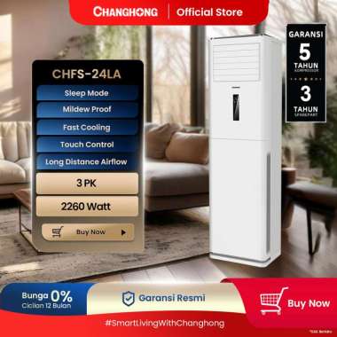 CHANGHONG AC Split Follow Standing Cabinet Machine 3PK - CHFS-24LA [INDOOR + OUTDOOR UNIT ONLY] [ECO